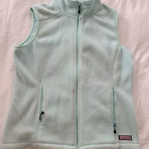 Vineyard Vine Sea-Foam Green Fleece Vest